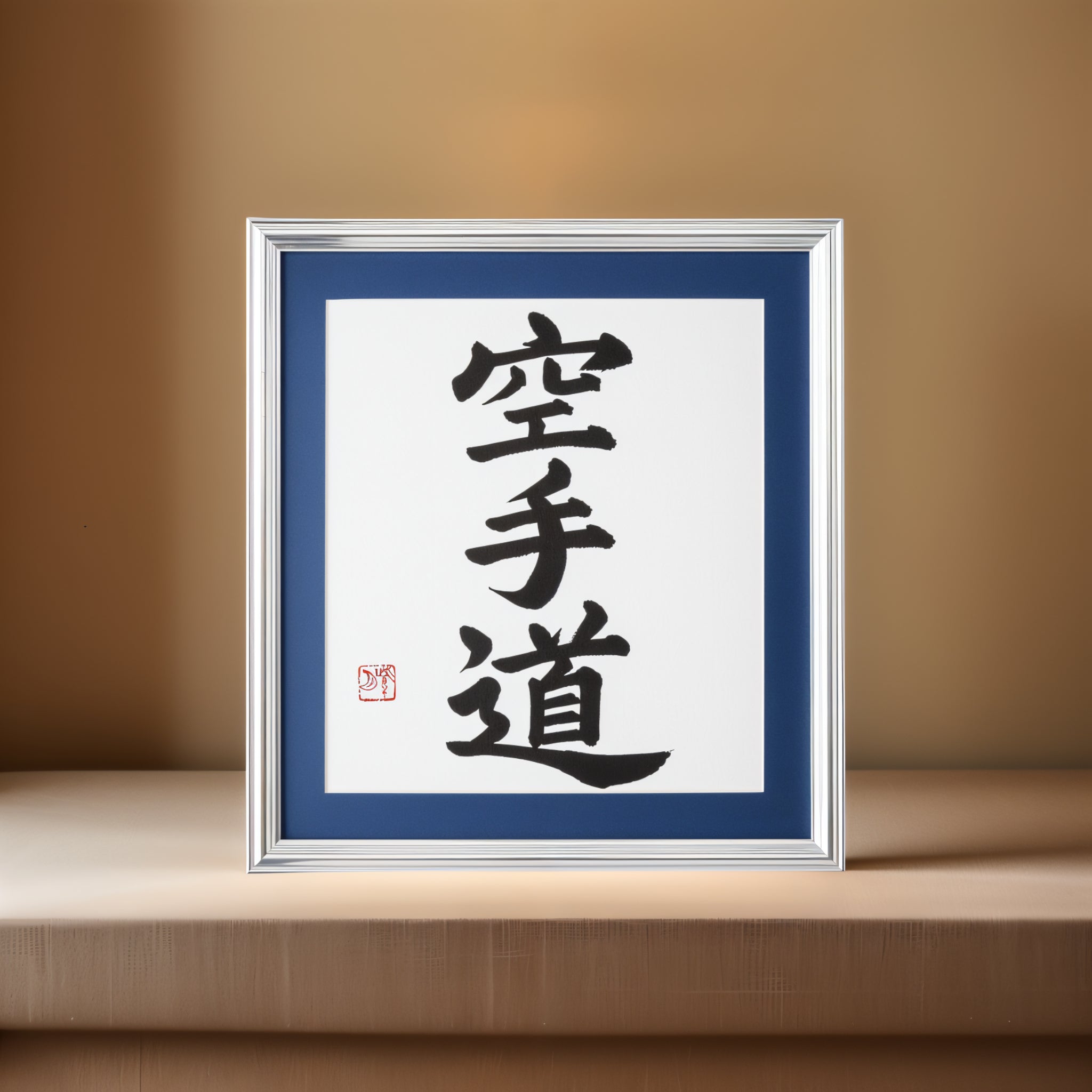 空手道 Karate-do – Framed Calligraphy Artwork