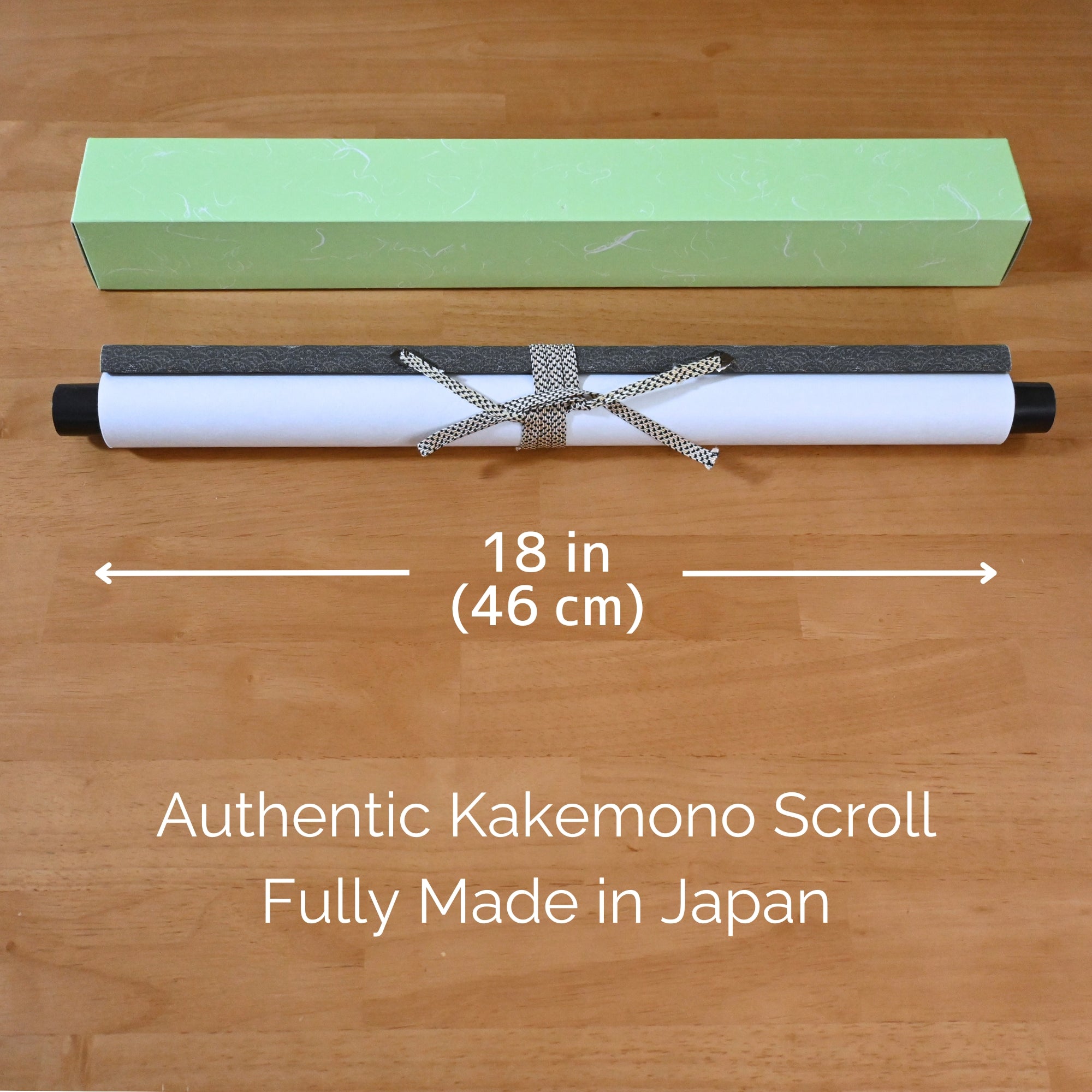 Japanese Martial Arts Ichiban Kakemono Wall Scroll – Black Belt Illustration